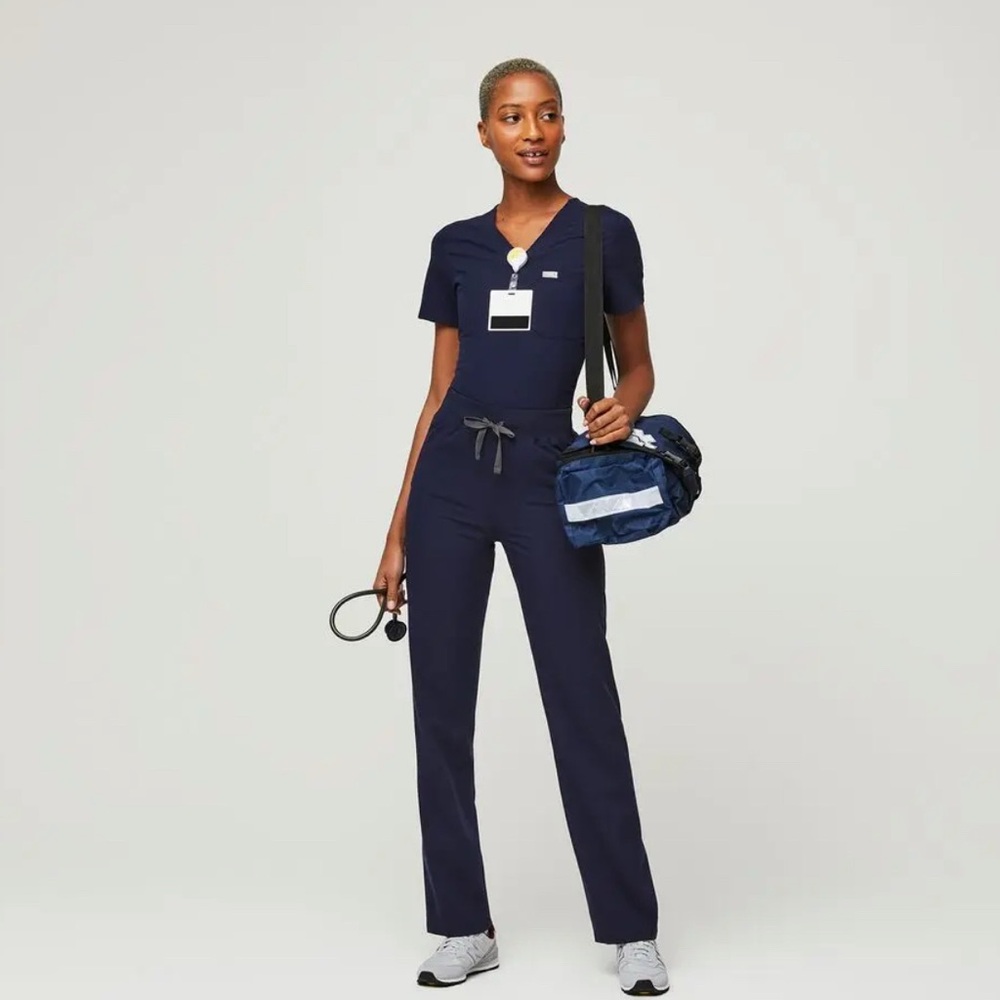 Navy Women's Scrub Pants